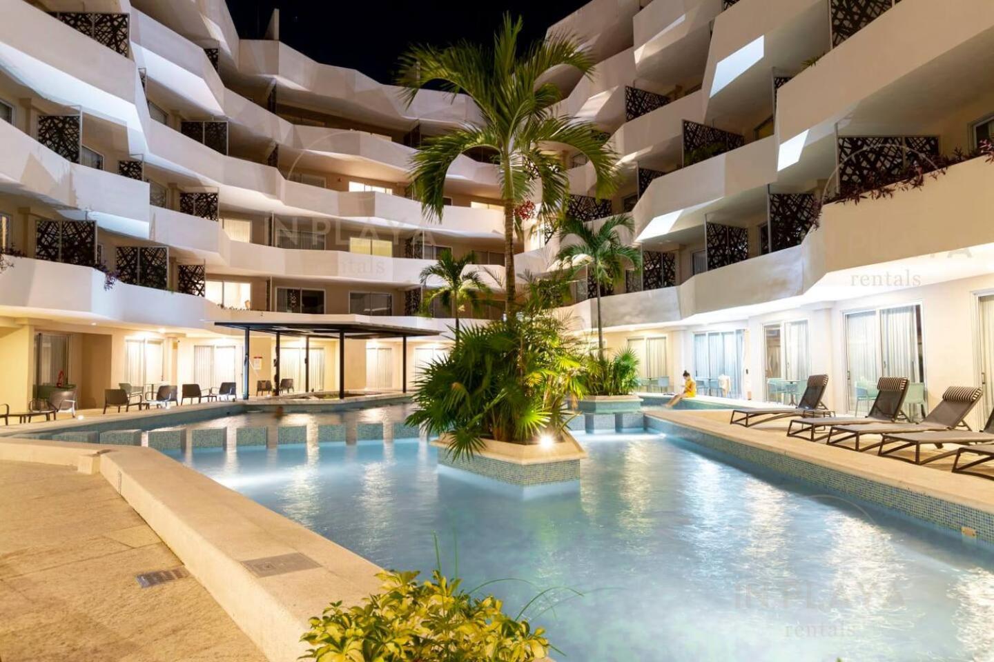 Luxury 1br Kitchen Ac Gym Pool Cinema * Playa del Carmen